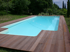 Am&eacute;nagement d&rsquo;une terrasse en bois exotique